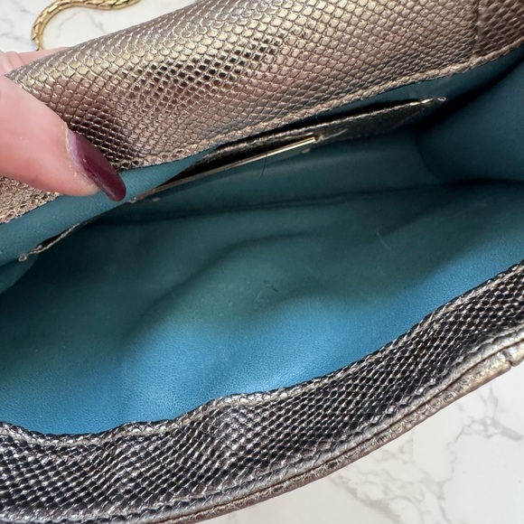 Bvlgari Serpenti Limited Edition Forever Bag in metallic leather. - Picture 11 of 15